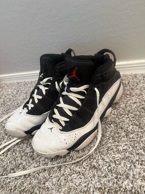 Jordan Black Sneaker with White Label Detail